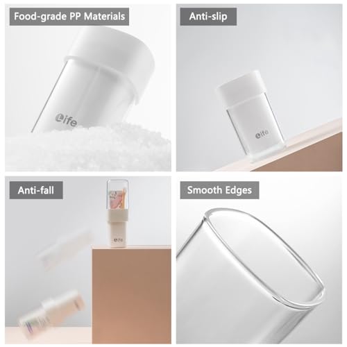 Portable Travel Toothbrush Holders, Covered Toothbrush Cup(Pink) - color: Pink