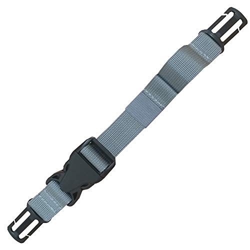 HDHYK Backpack Chest Strap- Nylon -Suitable for Webbing on The Backpack up to1in. Gray