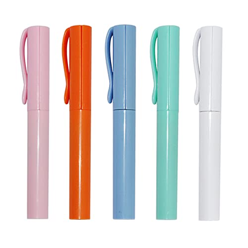 Pink Pen Style Compact Ambidextrous Scissors, 1.4x2cm, for School, Craft, Travel, Emergencies