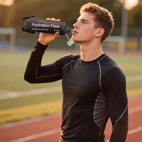 GUYI GYGYL Soft Flask, Collapsible Water Bottle for Sports, 150ml Black - color: 150ml Black