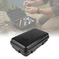Small Waterproof Hard Tool Box, Lockable Mini Storage Case with Foam Insert