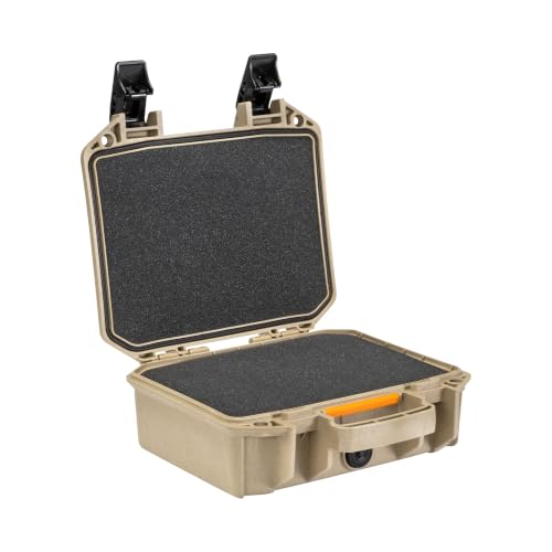 Pelican Vault V100 Hard Case (Camera, Pistol, Gear, Equipment) - color: Tan, style: With Foam