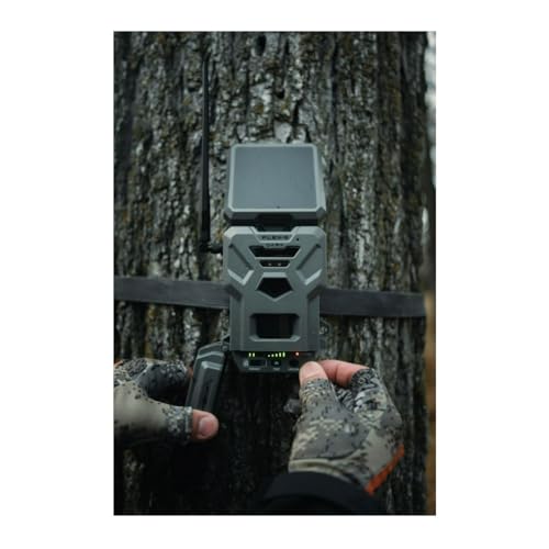 SPYPOINT Flex-S-Dark Solar Cellular Trail Camera – Built-in Solar Panel, 40MP Photos, 1080p Videos + Sound, No-Glow Game Camera, Night Vision, Motion Activated Trail Cam - style: FLEX-S DARK