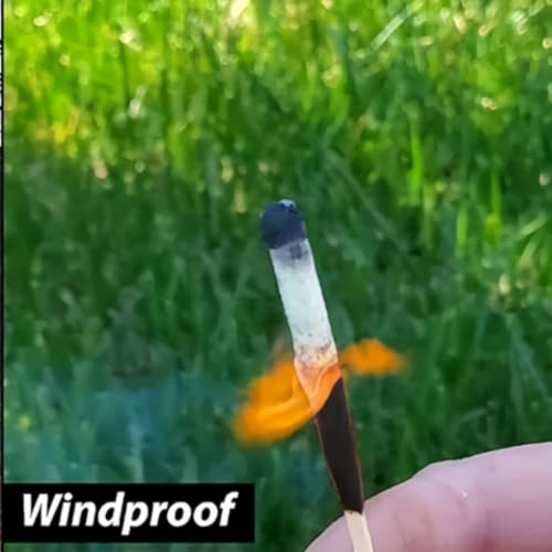 eGreen 3" Waterproof Camping Matches: 60 Ct, 2" Head & 20 x 4 in Wax Ropes | Stormproof matches burn up to 25 sec each; reignite after water/soil. 20 wax ropes: up to 240 min total for survival kits. - color: 3 X Tin Matches + 20 Wax Ropes