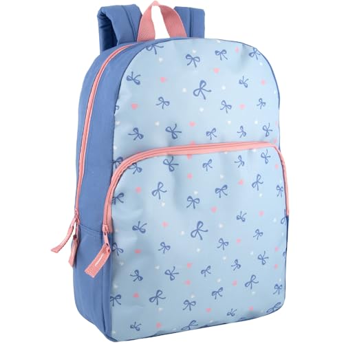Trail maker Classic 17 inch Backpacks with Adjustable Padded Straps | School Backpacks for Girls, Boys - color: Beautiful Bows