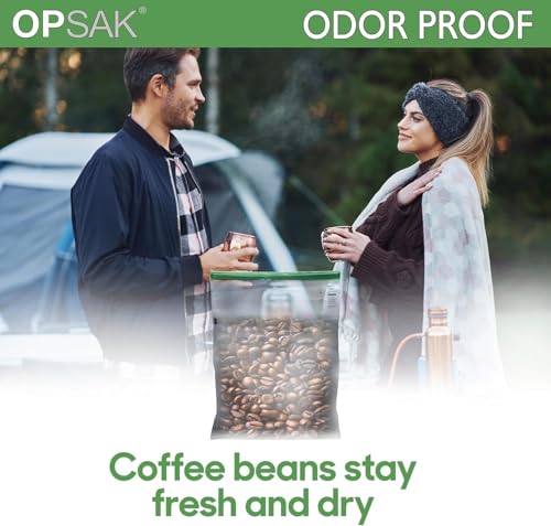LOKSAK - OPSAK Odor Proof Dry Bags for Backpacking, Hiking and Storage- Resealable and Reusable Storage Bags (2 Pack - 12 Inch x 20 Inch) - size: 12 x 20 inch - 2 pack