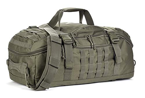 3-in-1 Gym Bag Duffle Bags Backpack - Travel Bag with Shoes Compartment - color: Green, size: 25L