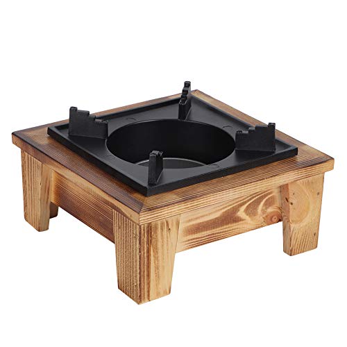 BORDSTRACT Tabletop Solid Fuel Burning Hotpot Stove, Portable Mini Alcohol Burning Countertop Stove, Hotpot Stove for Dining Table, Camping, Backpacking