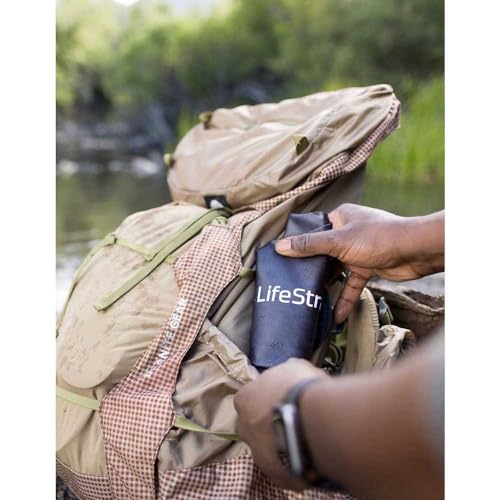 LifeStraw Peak Compact Gravity Water Filter, 3 L, Mountain Blue - color: Mountain Blue, size: 3L