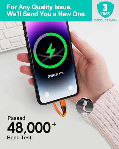 Short USB C Cable 0.5/1/1.5ft, Silicone 60W Fast Charging Type-C Cable - color: Variety Pack, size: 0.5 Ft./1 Ft./1.6 Ft. Set