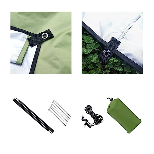 Beach Windscreen Privacy Wind Blocker with Carry Bag, Camping Windbreaks Stove Windscreen, Foldable Portable Wind Blocker, Privacy Screen for Garden Picnic Barbecue Bonfire Type A: 300X140cm (square)