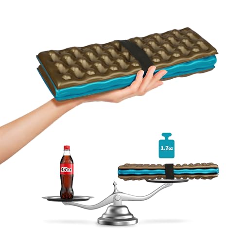 FOCHIER F Stadium Seat Pad, Camping Foam Pad, Foldable Z Stadium Seat Cushion Insulated Sitting Pad for Camping Backpacking Stadium Outdoor Picnic, Hiking, Mountaineering,Bleachers - color: Blue 4pc