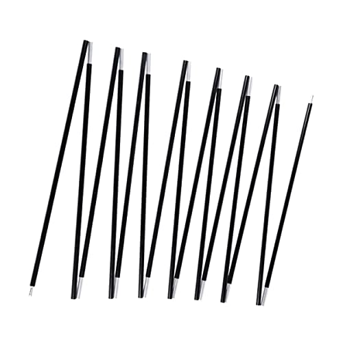 Aluminum Tent Poles Replacement, Black Pre-Assembled Tent Pole, 7001 T6 Heated Camping Tent Rod - color: 20ft 1.3 in 1 Pole