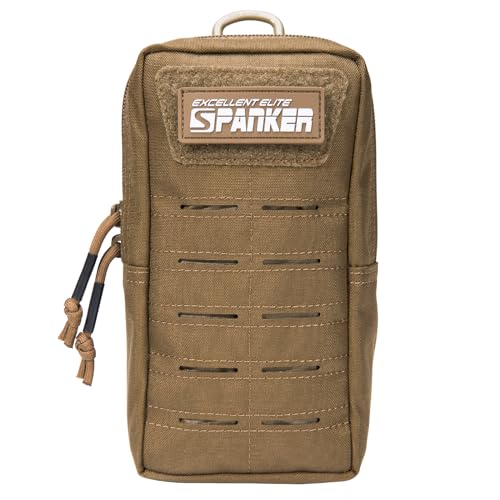 EXCELLENT ELITE SPANKER Tactical MOLLE Pouch EDC Utility Pouches - color: Coyote Brwon