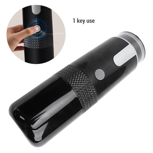 Ejoyous Portable Coffee Maker Travel, Car Electric Espresso Brewer Coffee Making Machine for Camping RV Hiking Home Office, Compatible Ground Coffee and Capsule