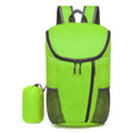 Hiking Backpack 20L Foldable Daypack for Men Women Nylon Green | Packable Backpack for Men Women, Small Foldable Day Pack Waterproof for Travel Camping Mountaineering - color: Green