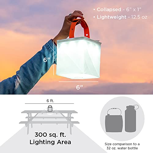 LuminAID Titan 2-in-1 Inflatable Solar LED Camping Lantern & Phone Charger - style: 300 Lumens