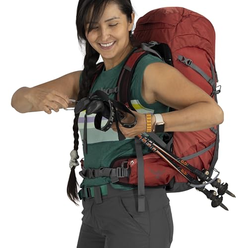 Osprey Tempest 33L Women's Lightweight Hiking Backpack, Blue OS - color: Anchor Blue/Atlas, size: 33L - Standard Fit
