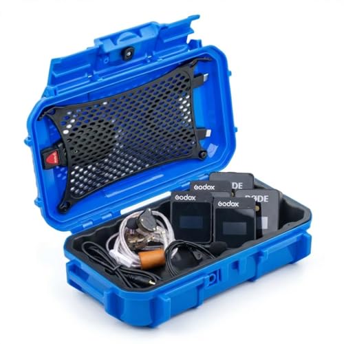 Evergreen | in Ear Monitor Protective Cases for IEM - Compatible with KZ ZS10 Pro, ZST, ZEX, AS10, AS16, ZSN Pro X, YINYOO, TANGZU, Moondrop, Shure SE215, Sennheiser, Airpods (56 Blue) - color: Blue, size: 56