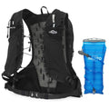 IX INOXTO Hiking Hydration Backpack with 2L/3L Water Bladder for Women and Men18L/25L Water Backpack for Hiking, Cycling, Climbing, Camping - style: Black-White-2L Water Bladder