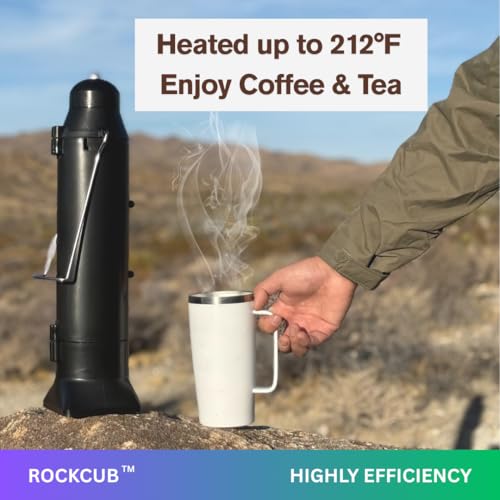 Solar Kettle –16.9 Fl Oz. Portable Solar Water Heater for Outdoor Camping, Hiking, Emergency Boiling, Survival Gear, Eco-Friendly Solar Powered Thermos Bottle - size: 16.90 Fl Oz.