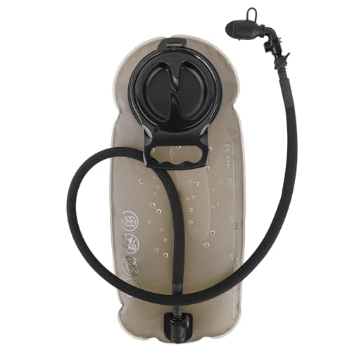 PETAC GEAR Hydration Bladder, 1.5L/2L/3L Hydration Water Bladder for Hiking Backpack, TPU Leak Proof Water Reservoir Storage Bag for Hydration Pack Replacement for Camping Cycling Running Outdoor - size: 3L