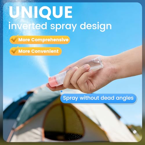 4 Pack Refillable Spray Bottle, Reversible Small Empty Spray Bottle with Fine Mist, Leak Proof - for Cleaning Solutions, Mosquito prevention, Face & Hair Mist - 4pk 1 OZ / 30 ML - color: Terracotta, size: 1 Ounces