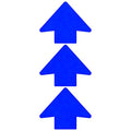 LiteMark Reflective Blue Trail Marking Arrow Stickers, 2 Inch Arrow Decals for Exit Route, Pipe Marking, Trail Stakes - Pack of 3 Pcs - color: Blue, size: Pack of 3 Pcs