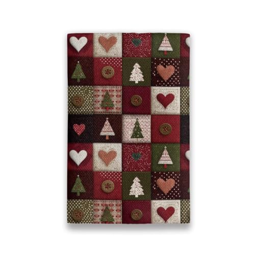 Flashideas Christmas Plaid Red Reusable Tissue Holder for Purse Travel Tissue Holder Fabric Purse Zipper Enclosed Tissue Pouch for Coins for Bag Car Office Home - color: Christmas Plaid Red