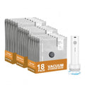 Vacuum Storage Bags for Travel with Cordless Pump, 18-Pack, 3 Sizes | Space Saver Bags for Clothes, 5000Pa Suction, 80% Space Saving in 10 Seconds, 2000mAh Rechargeable Battery - size: 18 Combo Travel Set