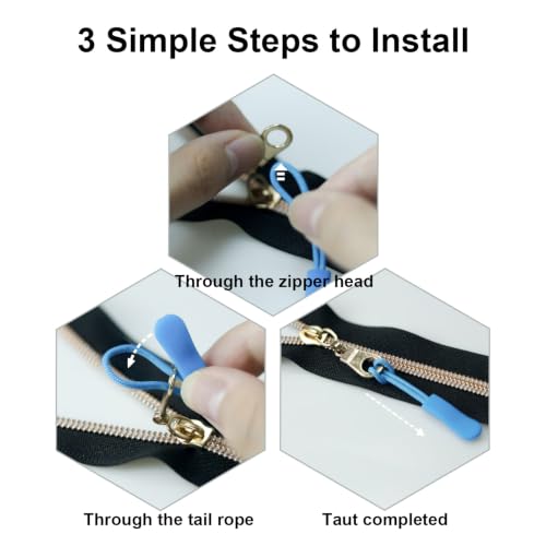 Luggage Zipper Pull Replacement for Backpack: YZSFIRM 10 Pcs Yellow Zipper Tab - color: 08 Yellow
