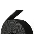 Reusable Hook & Loop Strong Grip Fastener Roll 1 1/2" x 16' (1 1/2" Wide, 16 Feet Long) Cut It to Your Desired Length - Black - size: 1 1/2" x 16' Black