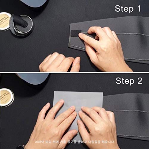 Wetsuit Repair Tape Iron-On Seam Sealing Waterproof Patch for Neoprene (Black, 5M) - color: Black, size: 5M