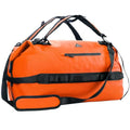 Haimont IPX7 Waterproof Roll-Top Dry Duffel Backpack | 60L/90L Sizes, 500D Tarpaulin, Welded Seams, Mesh Pockets, Boating & Kayaking - color: Orange, size: 60L