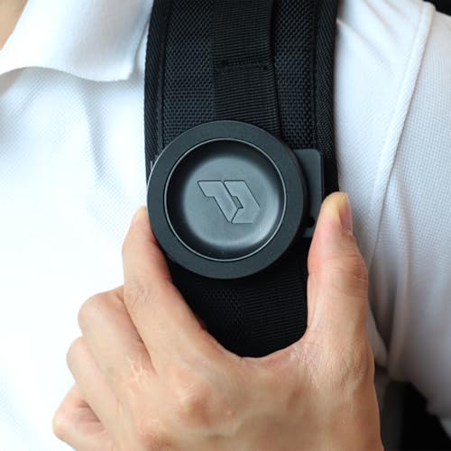 Magnetic Clip Phone Holder with Safety Strap – Hands-Free Mount for Backpack, Harness | Hiking, Delivery, Outdoor Use | MagSafe Compatible (MagSafe Compatible)