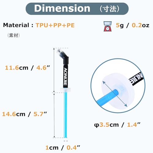 YAPJEB Soft Flask Collapsible Water Bottles, TPU Soft Water Bottle Folding Flask for Hydration Pack, BPA Free Folding Water Bottle Ideal for Cycling - color: Straw