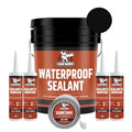 Liquid Rubber Waterproof Sealant Roof Repair Kit - 5 Gal, Caulk, Seam Tape - size: 5 Gallon Kit