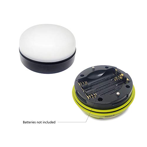 Waterproof 2 Pack LED Camping Lantern - Battery Powered LED Lantern, Perfect Mini Lantern Light with Magnetic Base for Hurricane Emergency, Outdoor, Hiking, Home and Car