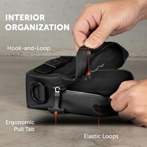 SealBags Water Resistant Tactical MOLLE Pouch for Hiking, Tools and Camping Gear. Durable Thermoplastic Design and Molle Compatible with Backpacks, Tactical Belts, Waist Bags and More