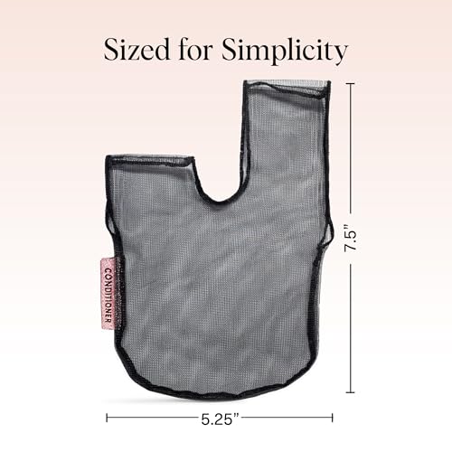 Kitsch Soap Saver Bag – Patented Mesh Bag Soap Holder – Black | for Shampoo and Conditioner Bars – Extends Use & Prevents Soggy Mess – Recycled Beauty Mesh Pouch, Eco-Friendly - color: Black