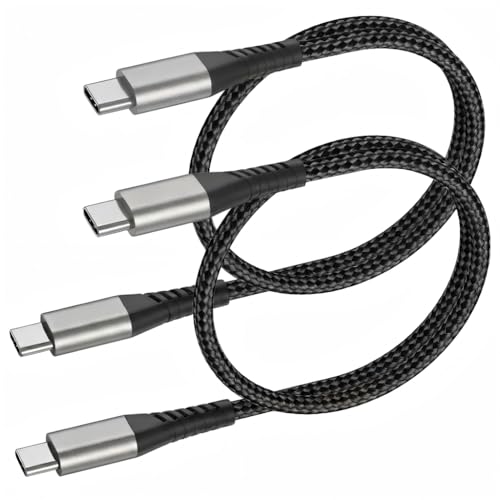 2FT USB C to USB C Cable,2Pack Type C to Type C Fast Charging Cable for Car | 60W/3A USBC to USBC Cable for Car, iPhone 17 16 15 Pro Max, Samsung Galaxy S26 S25 S24 S23, iPad, MacBook, Pixel, Carplay - size: 2 Feet, style: USB C to USB C