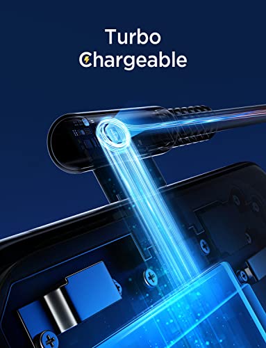 AINOPE USB C Cable 3ft Right Angle, 2-Pack USB to USB C Cable 3ft 3.1A Fast Charging Nylon Braided USB A to USB C Cable Blue Accessories Fit for Galaxy S20 S10 S9 S8 Plus,V30,V20,G6 - color: Blue, size: 3.3FT+3.3FT