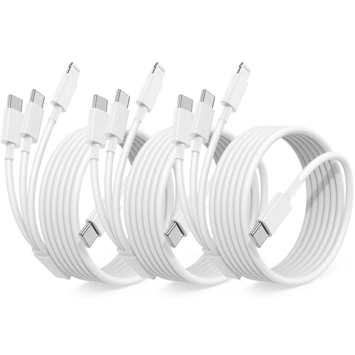 Multi Charging Cable USB C 6ft,3 in 1 Charging Cable and Lightning Cord Fast Charger for Multiple Devices,Triple Universal Charger with USBC to Multiple Connectors for iPhone 17 16 15 14 13 12-3Pcs - size: 3Pack-3in1