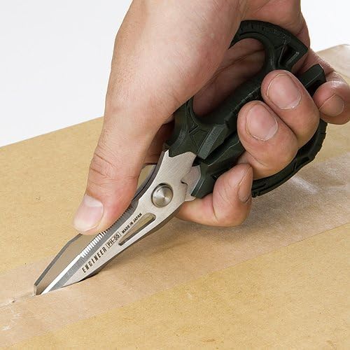 ENGINEER PH-55 6.3" Multipurpose Scissors, 4-in-1 Blades, Made in Japan