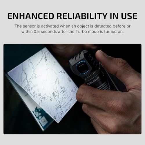 OLIGHT Perun 3 Headlamp Rechargeable, Red Light, Waterproof, Black | 3000 Lumens, 160M Beam Distance, 2-in-1 Head lamp Flashlight, IP68, Magnetic Tailcap, Long Runtime for Camping, Hiking, Work - color: Black