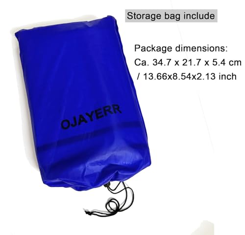 Camping Mat Insulated Sleeping Pad 78" x 39" Tent Floor Thermal Blanket | Reflecting Heat keep sleeping warm, Material Aluminum Foil and Foam, waterproof, ultralight, easy foldable, easy cleaning