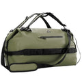 Haimont IPX7 Waterproof Roll-Top Dry Duffel Backpack | 60L/90L Sizes, 500D Tarpaulin, Welded Seams, Mesh Pockets, Boating & Kayaking - color: Army Green, size: 60L