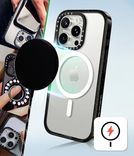 CASETiFY for iPhone 15 Case - Impact Compatible with MagSafe | 8.2 ft. 4x Military Grade Drop Protection | Afternoon at Capri | Black - color: Afternoon at Capri, size: Iphone 15 (6.1")