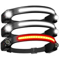 LED Headlamp Rechargeable 3PCS,Head Lamp with Red Light 260 Wide Beam | Headlight 8 Mode,Waterproof,Motion Sensor Head Torch,Flashlight,Bright Headlamps Camping,Running,Hiking,Fishing,Working - size: 3 Packs