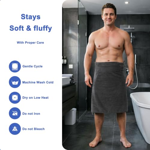 Bath Towels 4-Pack, 27.5x55 Inches - Ultra Soft and Highly Absorbent Quick Dry Microfiber Towels with Hanging Loop, Beauty Twill Stripe Design for Bath, Beach, Gym - color: Dark Grey+grey+coffee+orange